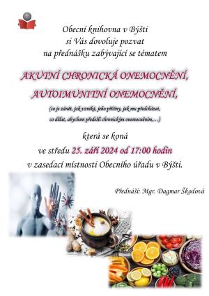 Přednáška - Akutní chronická onemocnění, Autoimunitní onemocnění - 25.9.2024