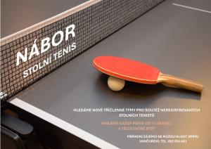 Nábor nových členů- stolní tenis 1
